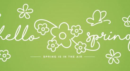 illustration hello spring